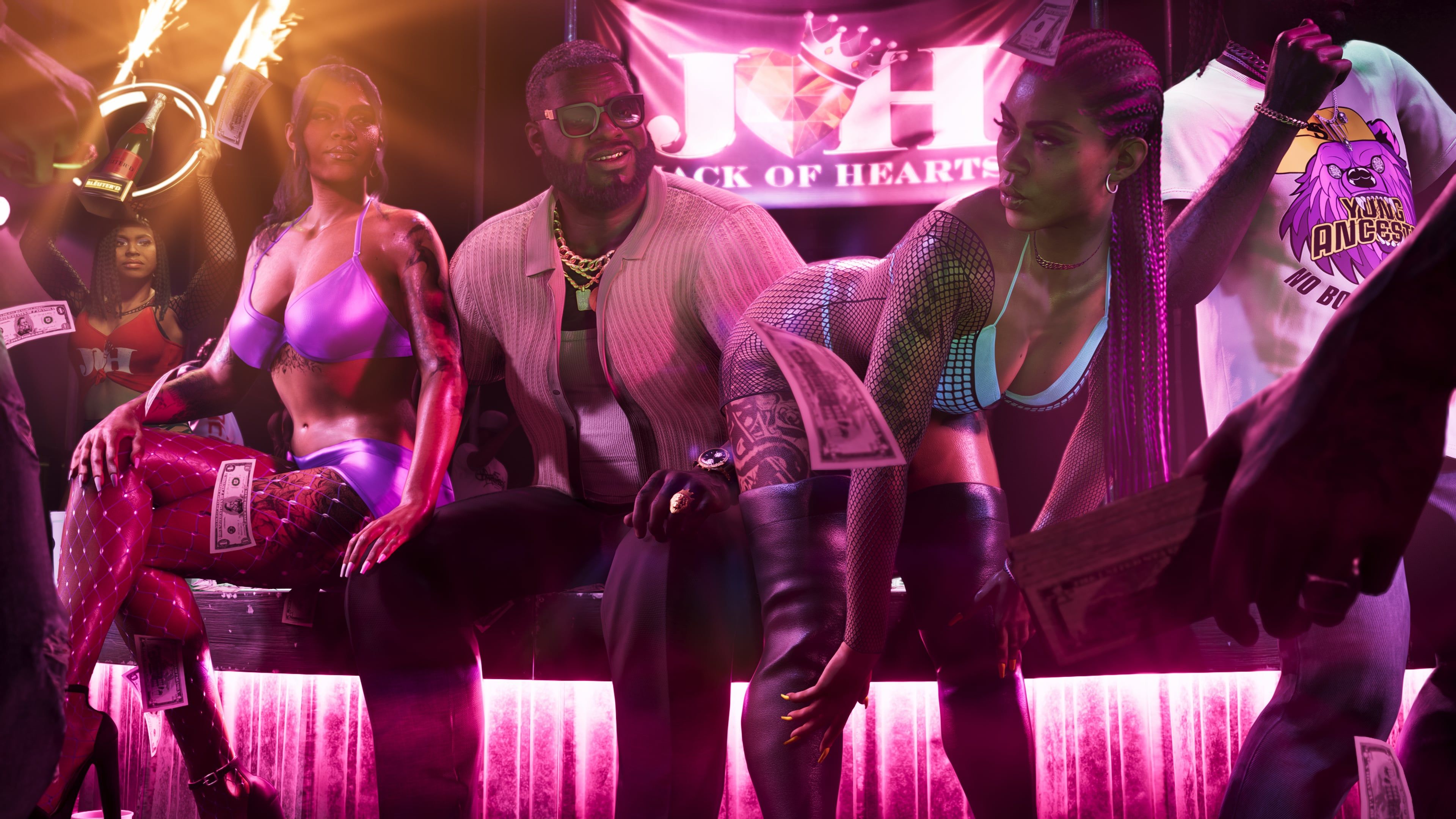 Boobie Ike en su club de striptease