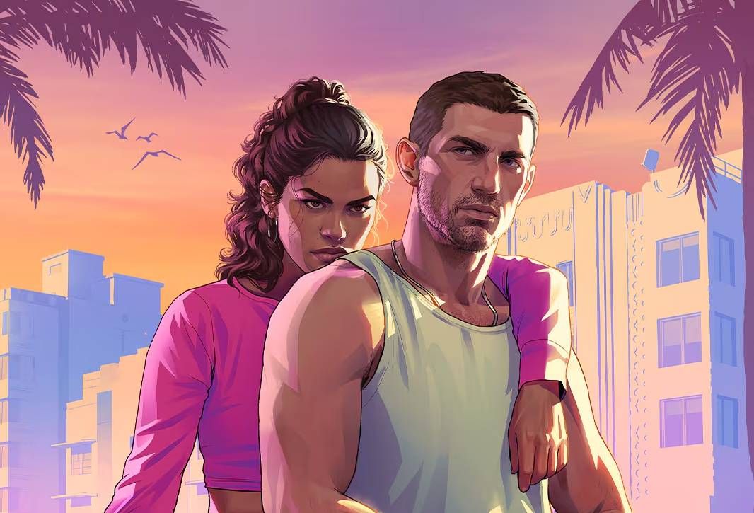 Los personajes, Jason y Lucía, sobre un coche