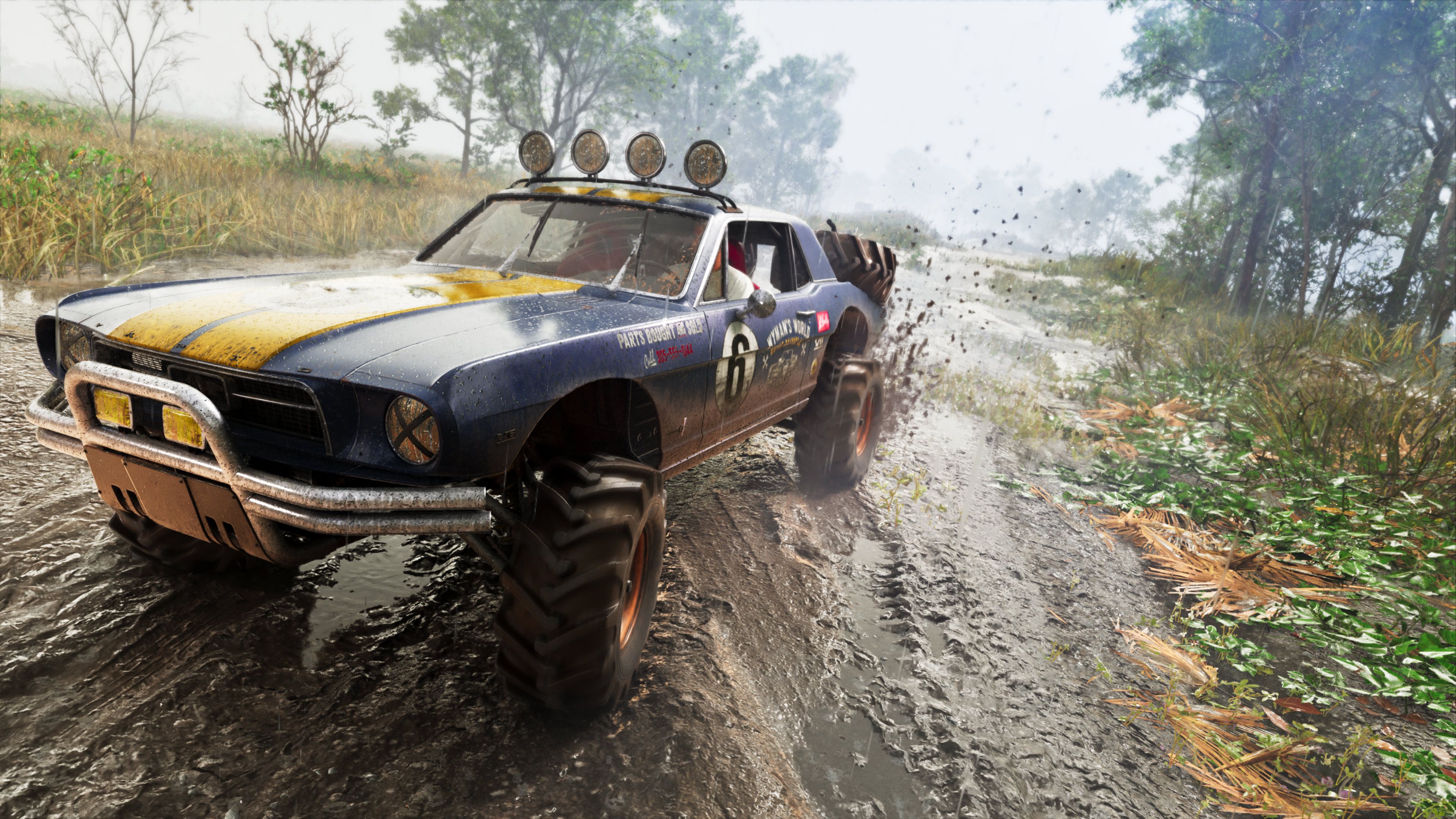 '67 Vapid Dominator Buggy cruzando el barro
