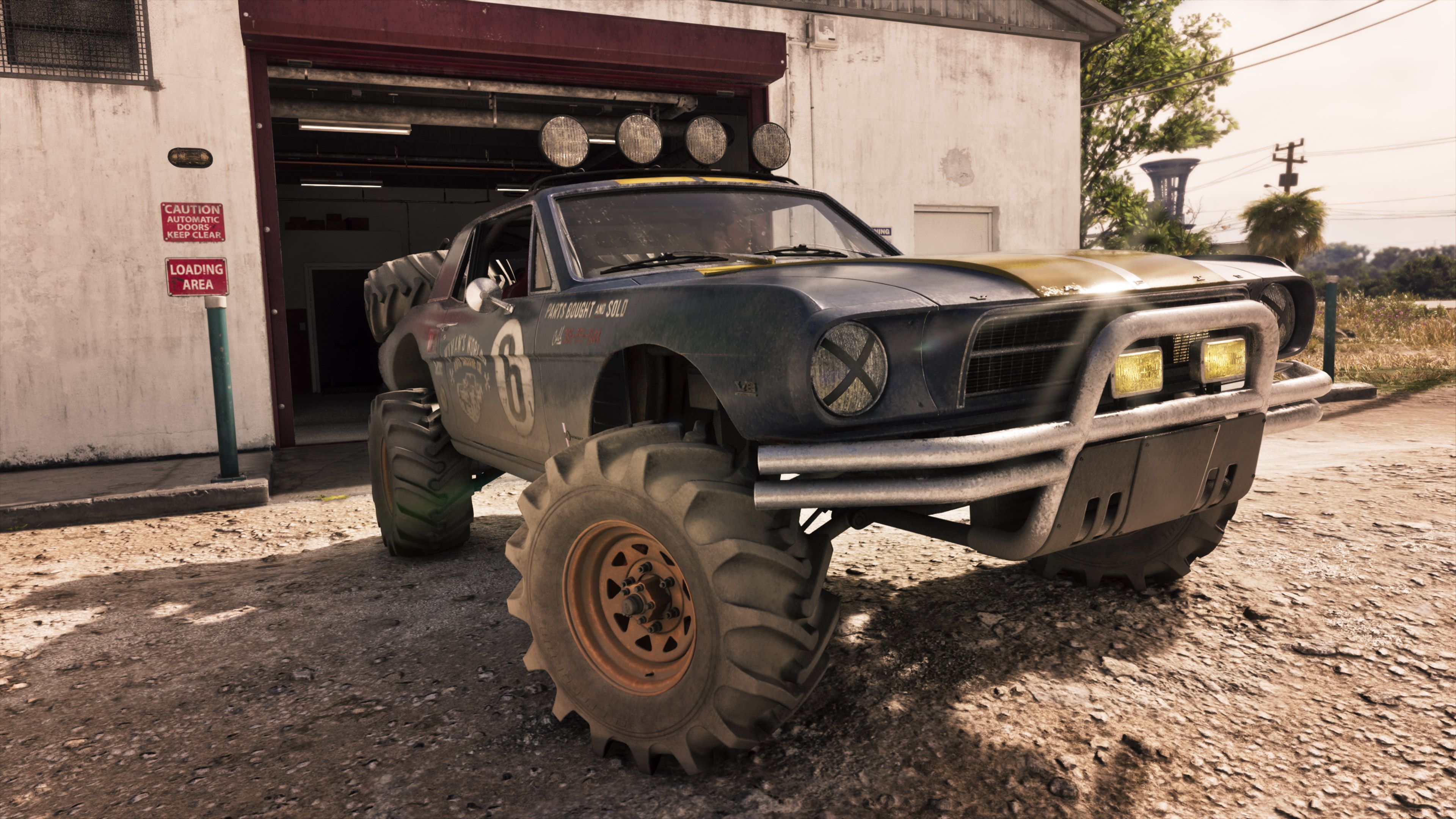 '67 Vapid Dominator Buggy frente a un garaje